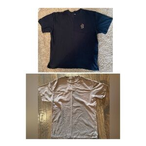 Bundle - Med T Shirts PacSun Tshirt Size Black $
& Gap Brown Athletic - 2 for 1